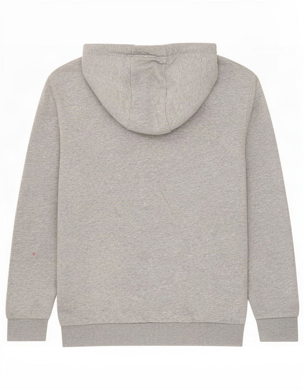 Felpa con cappuccio da uomo Ellesse, piccola, in cotone grigio screziato