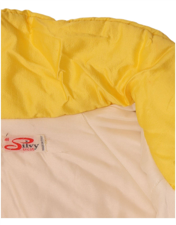 Giacca da sci oversize con grafica da donna Silvy IT 48 XL Poliestere giallo