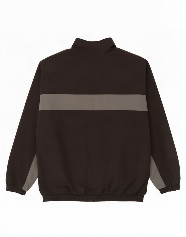 Giacca da tuta da uomo Umbro XL in poliestere color block nero