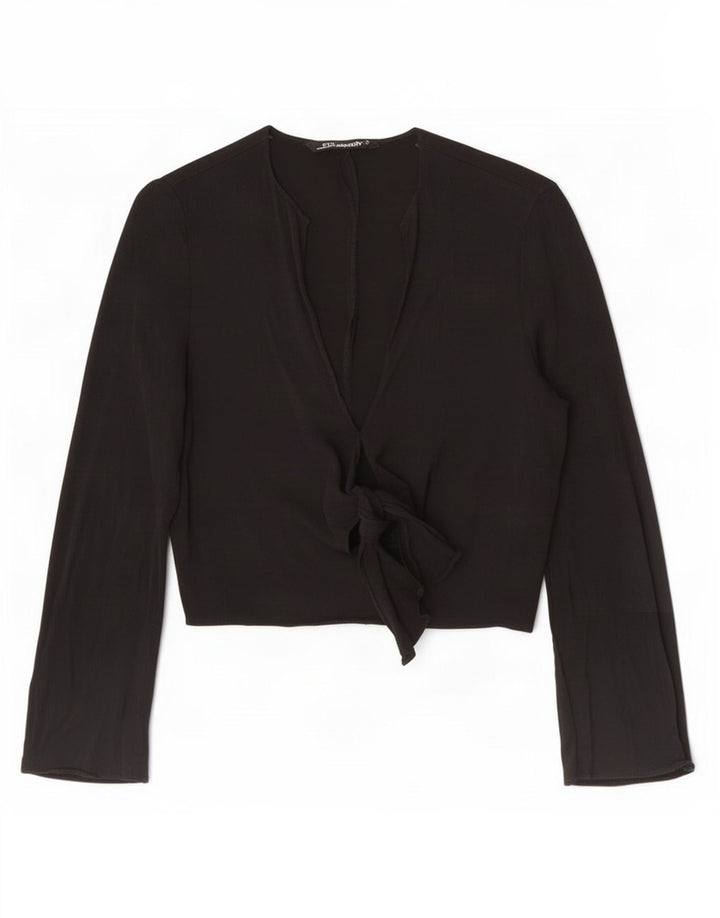 Top Bolero da donna Zara UK 12 medio nero