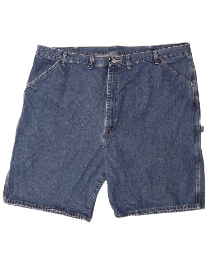Pantaloncini di jeans cargo da uomo WRANGLER W46 3XL cotone blu