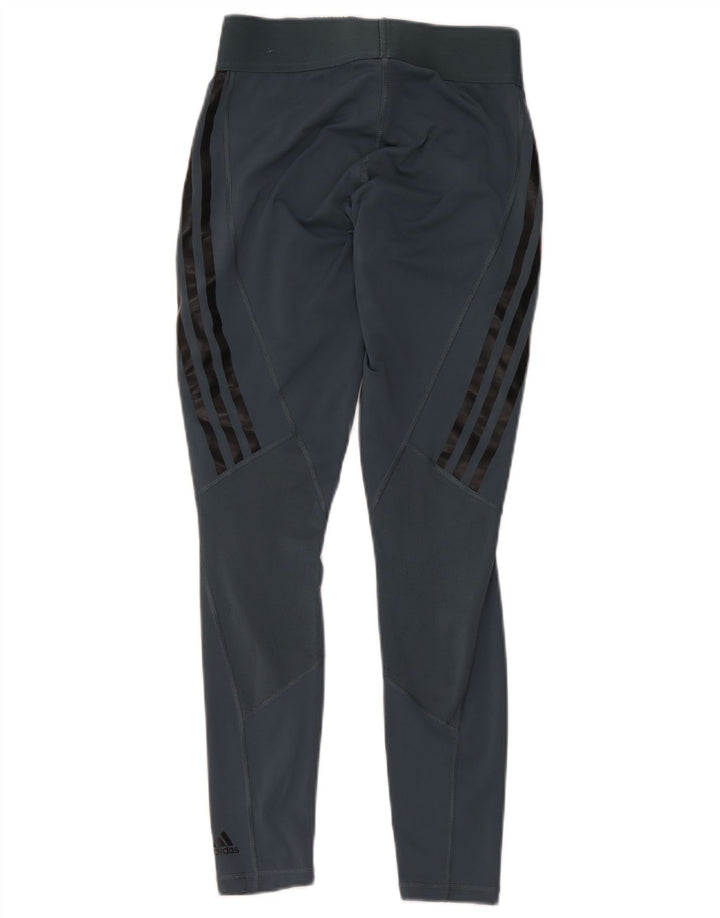 Leggings Adidas Aeroready da donna UK 8/10 Piccolo Grigio