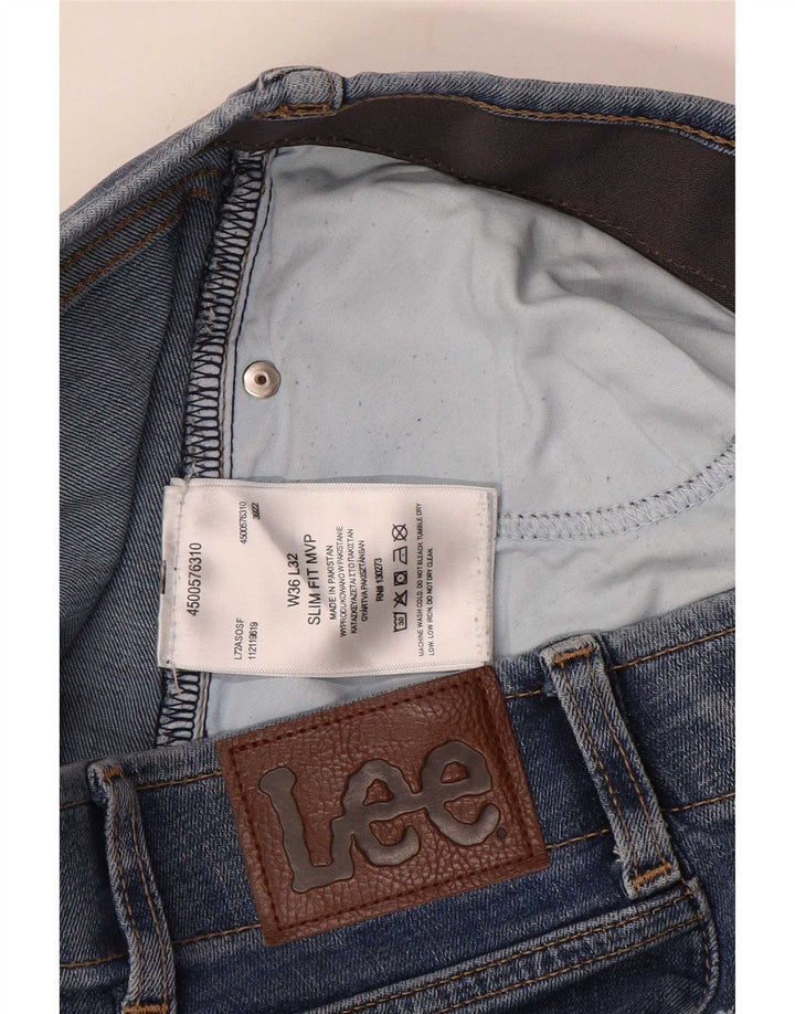 Jeans slim da uomo Lee Extreme Motion W36 L32 cotone blu