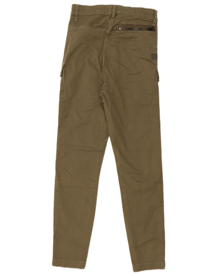 Pantaloni cargo slim da uomo G-STAR W28 L30 cotone kaki