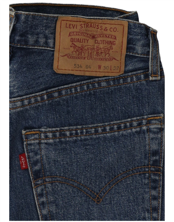Levi's Uomo 534 Jeans affusolati W30 L29 Cotone blu