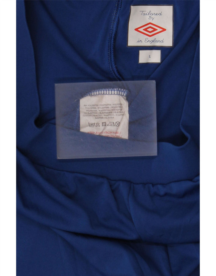 Pantaloncini sportivi Umbro da uomo grandi in poliestere blu