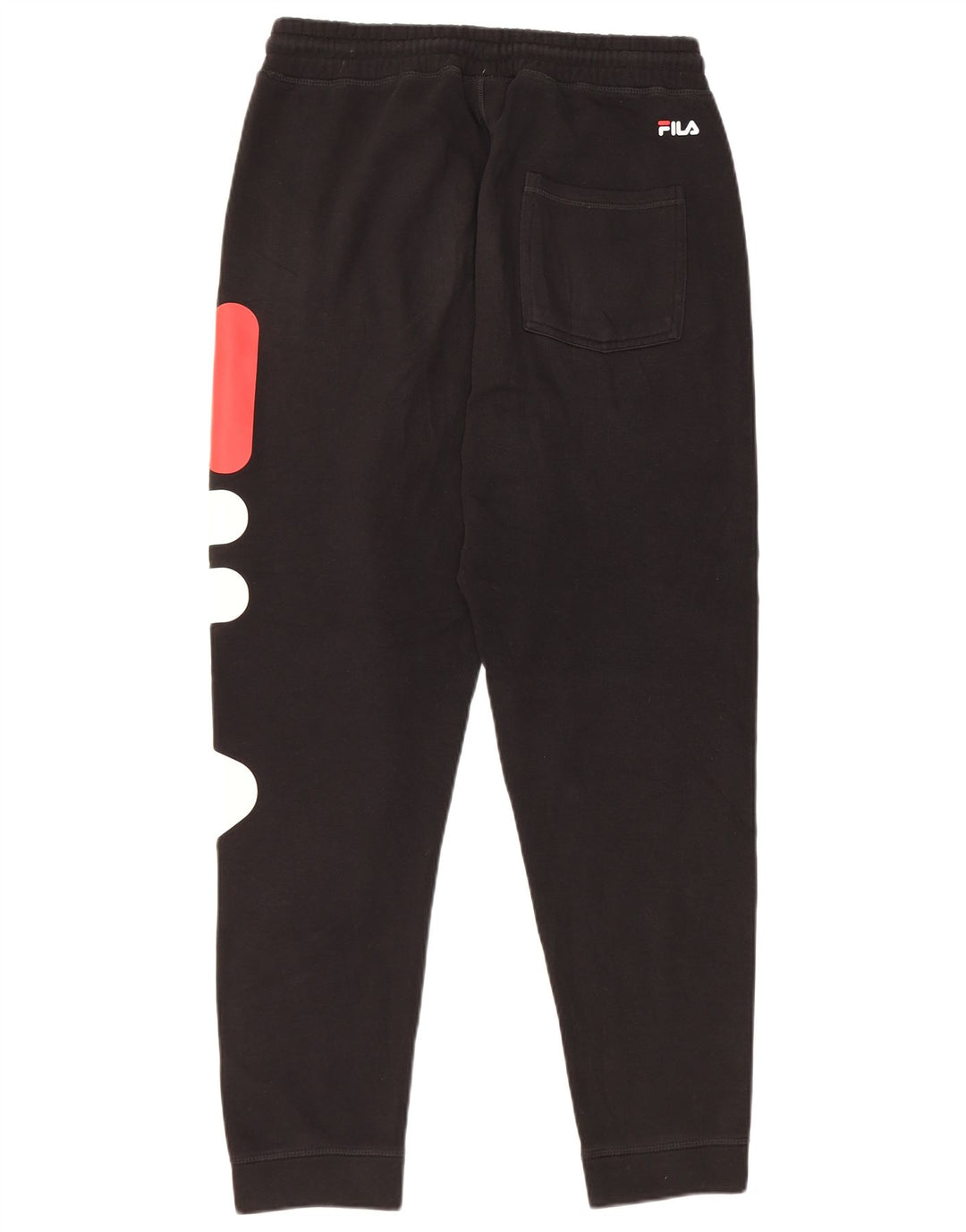Pantaloni da tuta grafica da uomo Fila Joggers piccoli in cotone nero