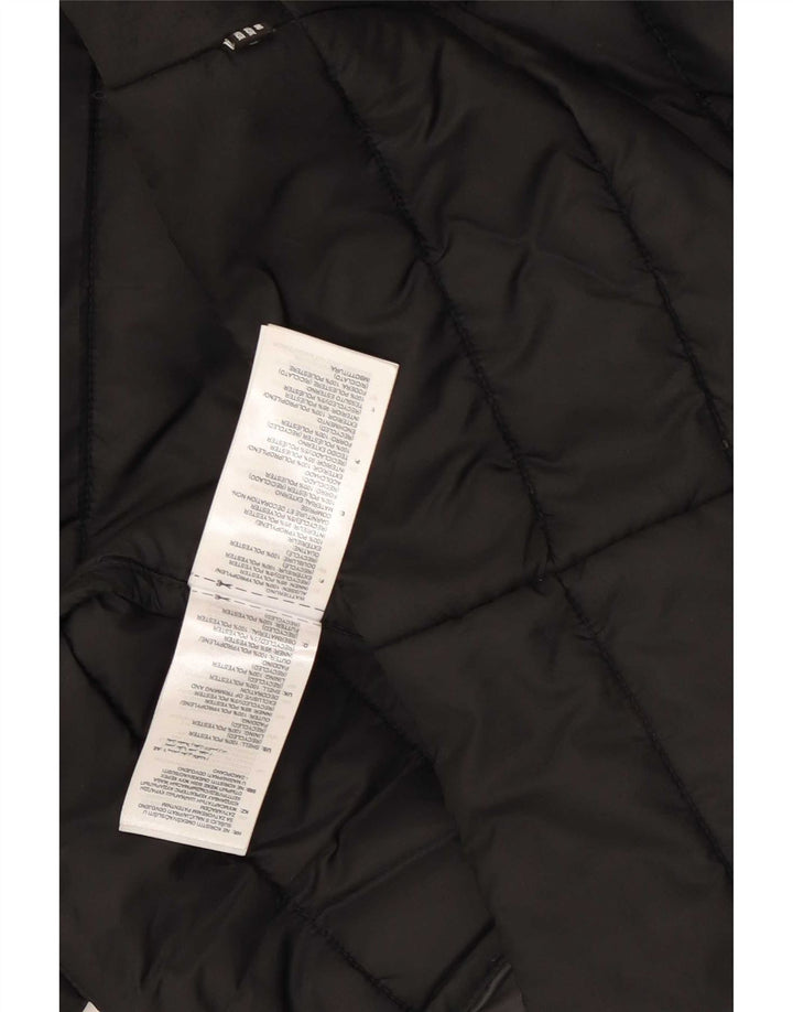 Giacca imbottita con cappuccio da donna Adidas UK 8 Small poliestere nero