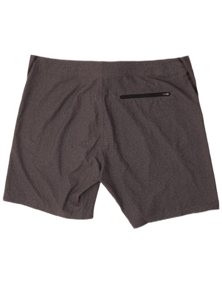 Pantaloncini da bagno grafici da uomo C&A 2XL Poliestere grigio