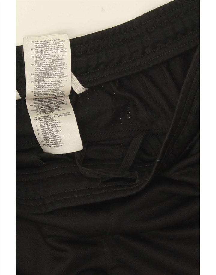 Pantaloni da tuta Adidas Climalite da uomo piccoli in poliestere nero
