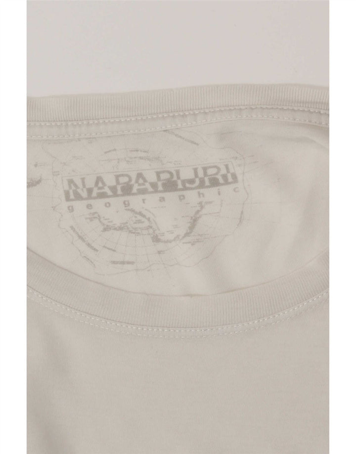 T-shirt grafica da uomo Napapijri Top XL bianca