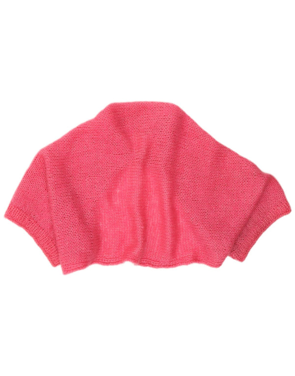 Vintage Womens Bolero Jumper One Size Pink