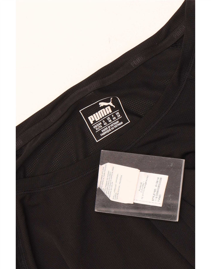 Maglia a maniche lunghe da donna Puma UK 16 Large Nero Poliestere