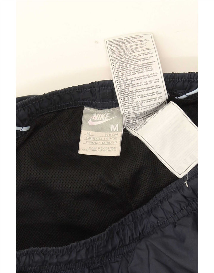 Pantaloni da tuta Nike da uomo in nylon color block medio blu navy