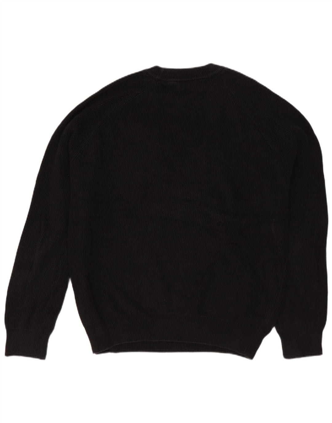 Maglione maglione girocollo da uomo Zara in cotone nero medio