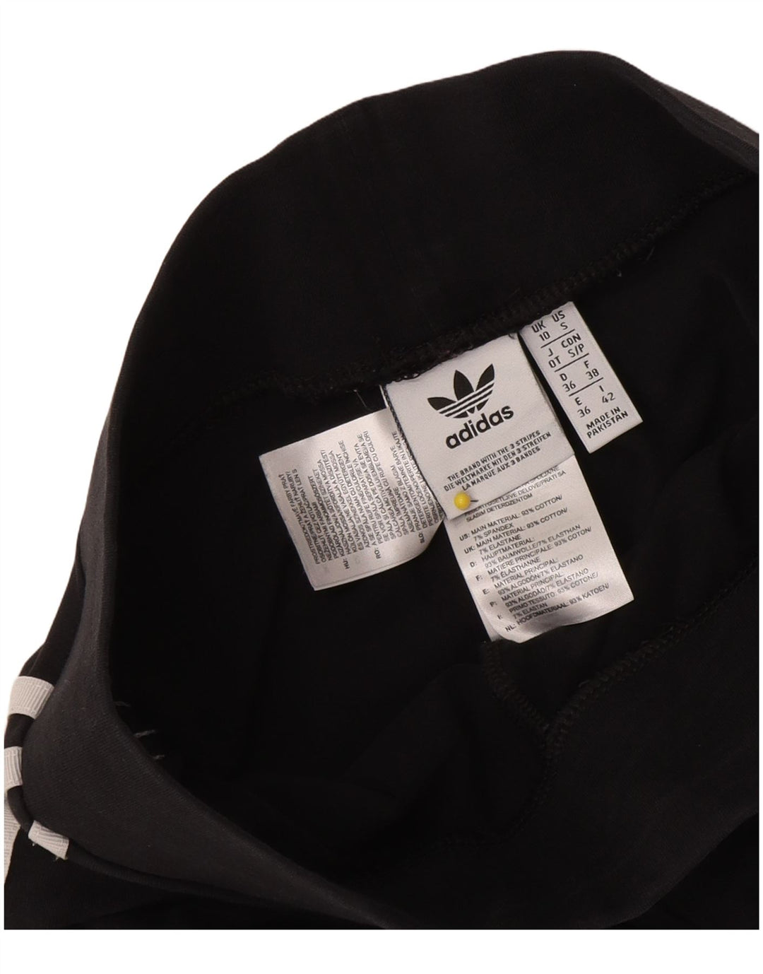 Leggings Adidas da donna UK 10 piccolo cotone nero