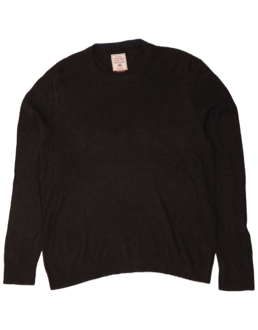 Maglione maglione girocollo da uomo Fat Face 2XL cotone grigio