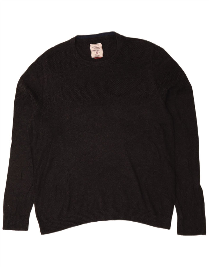 Maglione maglione girocollo da uomo Fat Face 2XL cotone grigio