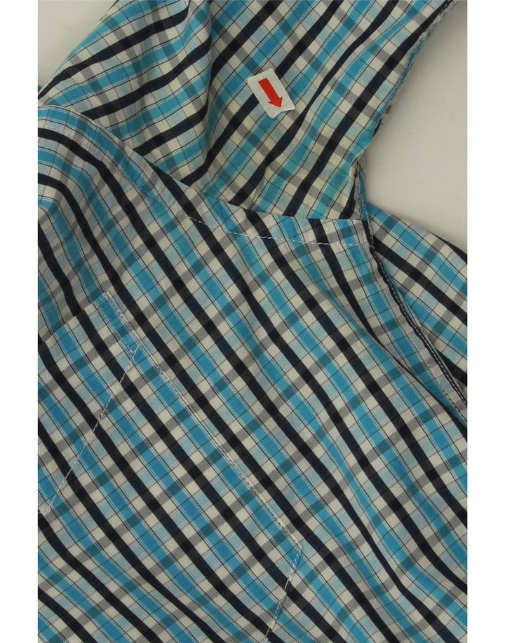 Camicia Uomo Sergio Tacchini In Cotone A Quadri Blu Medio