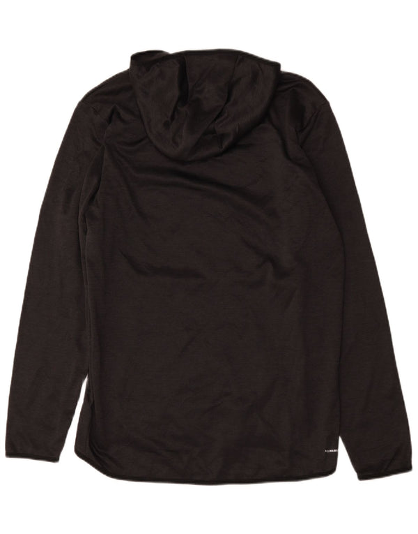 Adidas Mens Climawarm Graphic Hoodie Jumper Medium Black Polyester