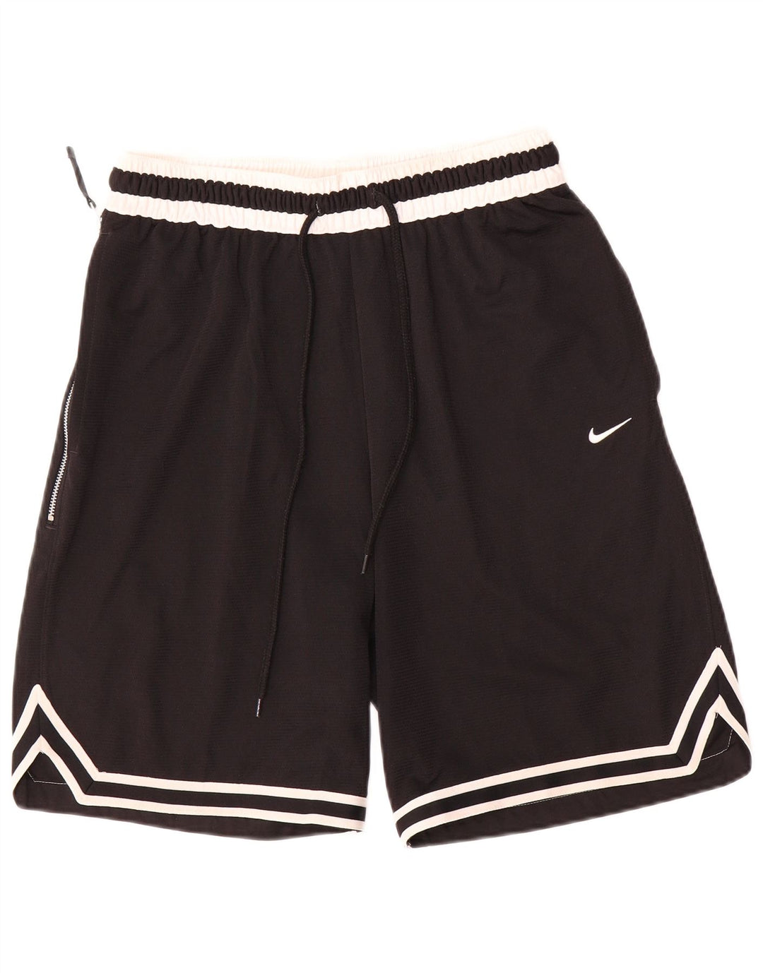 Pantaloncini sportivi Nike Dri Fit da uomo, colore nero medio, in poliestere color block