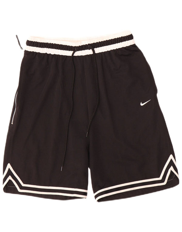 Pantaloncini sportivi Nike Dri Fit da uomo, colore nero medio, in poliestere color block