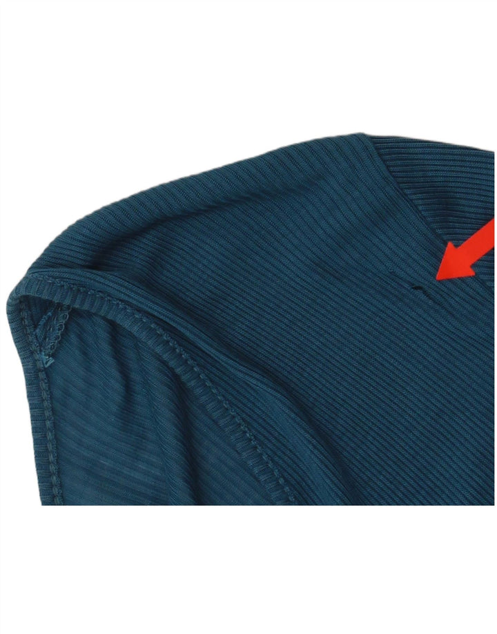 Top Zara da donna a maniche lunghe UK 14 grande blu