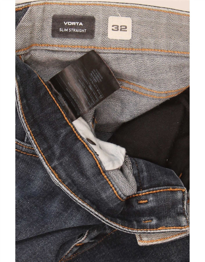 Jeans dritti slim Vorta da uomo Volcom W32 L31 cotone blu navy