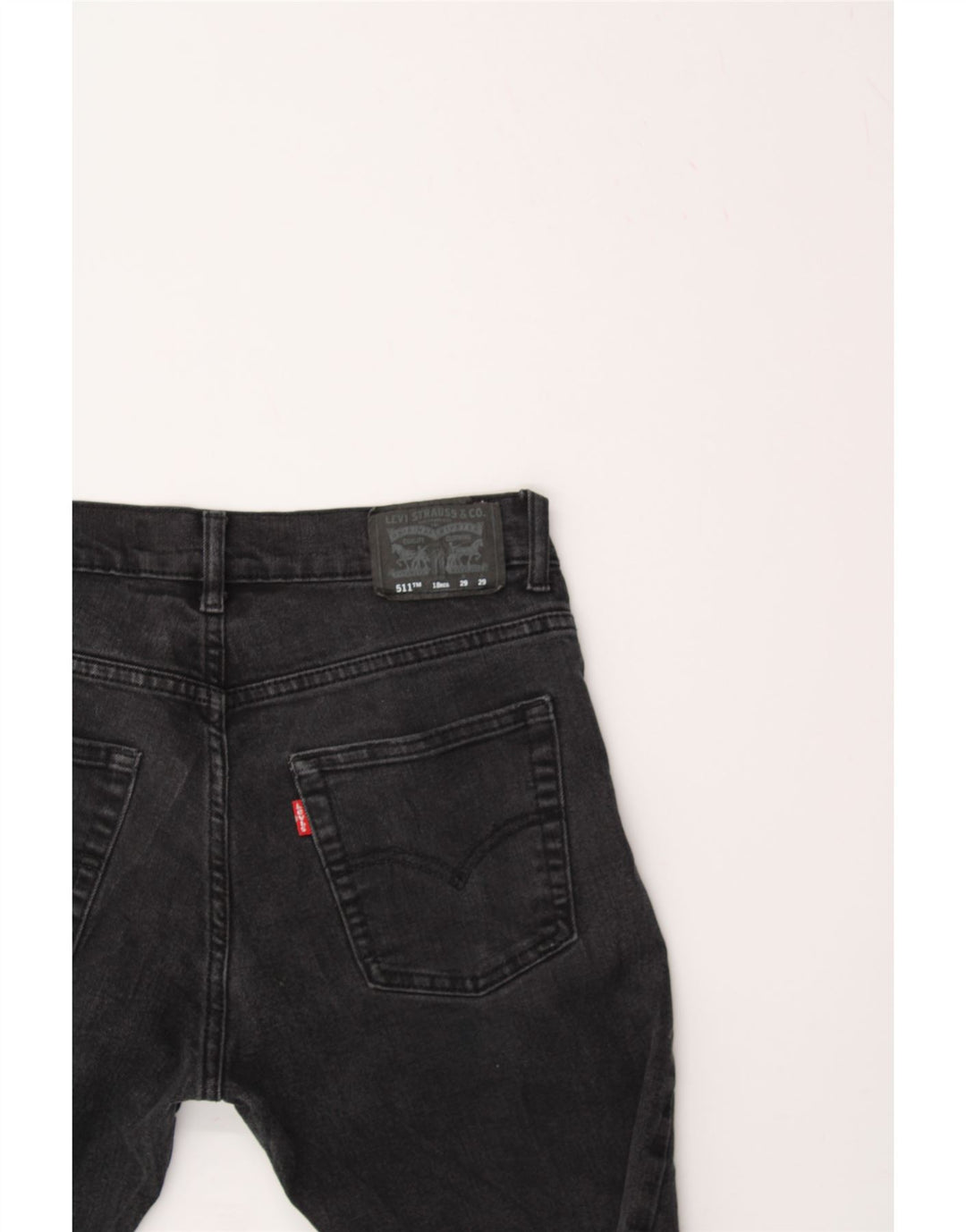 LEVI'S Boys 511 Slim Jeans 15-16 Years W29 L25 Black Cotton Vintage Levi's and Second-Hand Levi's from Messina Hembry 