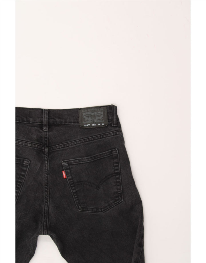 LEVI'S Boys 511 Slim Jeans 15-16 Years W29 L25 Black Cotton Vintage Levi's and Second-Hand Levi's from Messina Hembry 