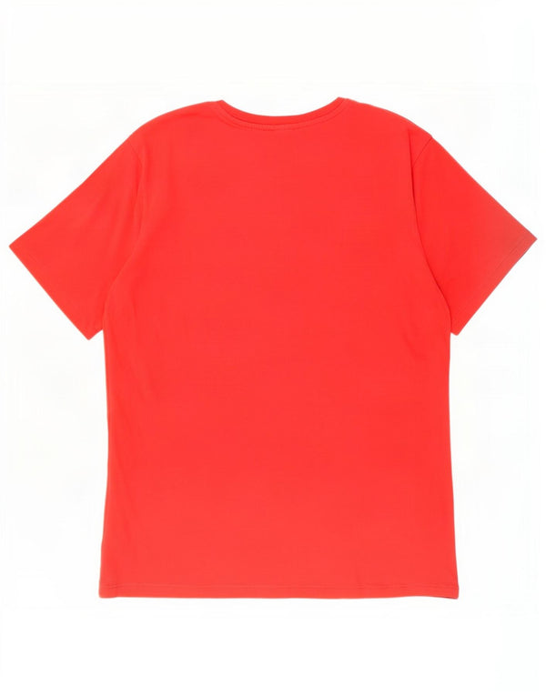 T-shirt grafica da uomo North Sails Top in cotone rosso medio
