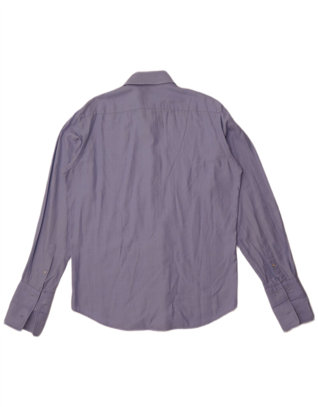 Camicia formale da uomo vestibilità regolare Hugo Boss taglia 39 15 1/2 blu medio