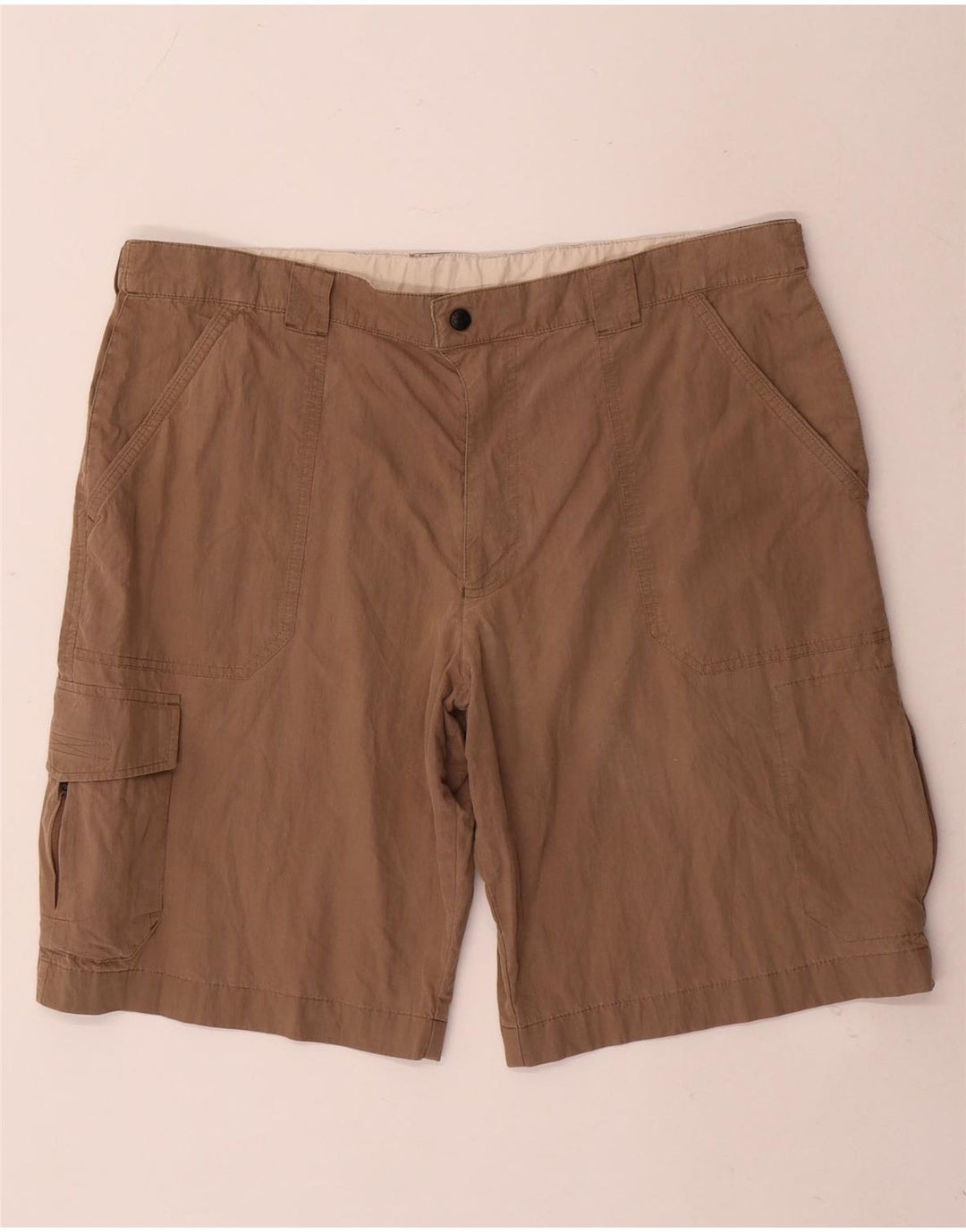 Pantaloncini cargo Marks & Spencer da uomo blu Harbour W38 XL cotone beige