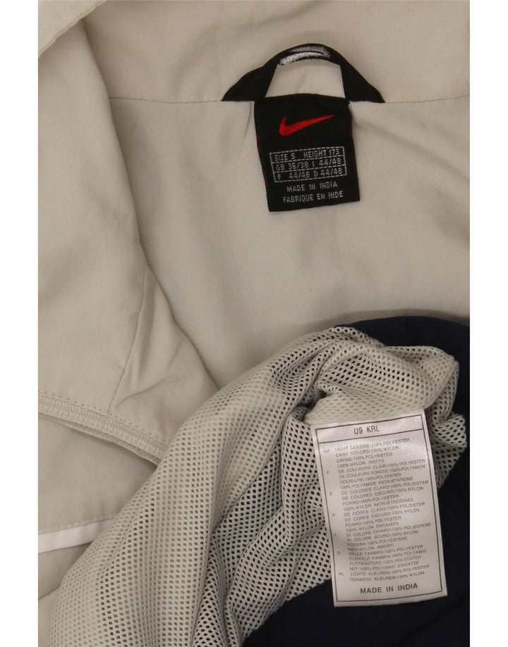 Giacca da tuta da uomo Nike UK 36/38 Small Grigio Colourblock Poliestere