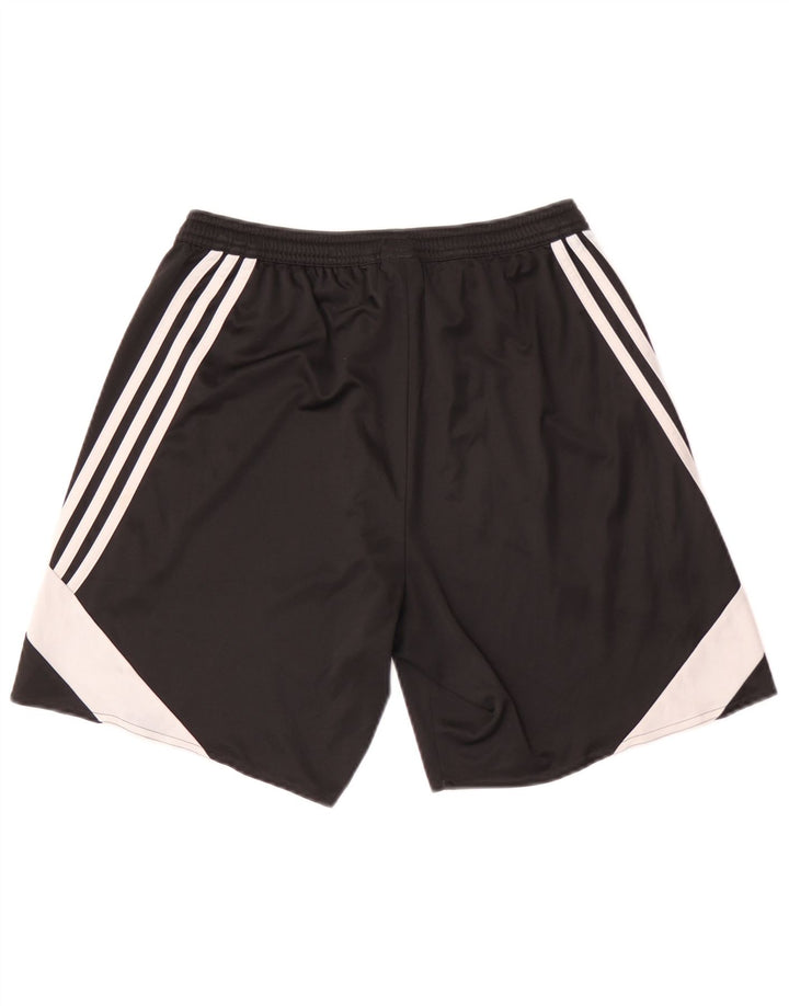 Pantaloncini sportivi da uomo Adidas Medium Black Colourblock in poliestere