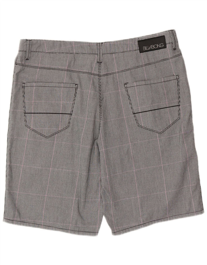 Pantaloncini casual da uomo BILLABONG W38 XL Poliestere pied de poule grigio