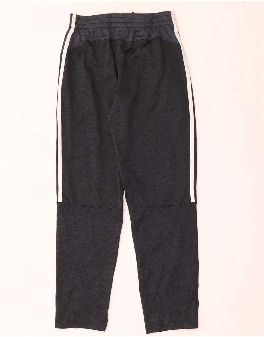 Pantaloni della tuta da ragazzo Adidas 10-11 anni in poliestere grigio medio
