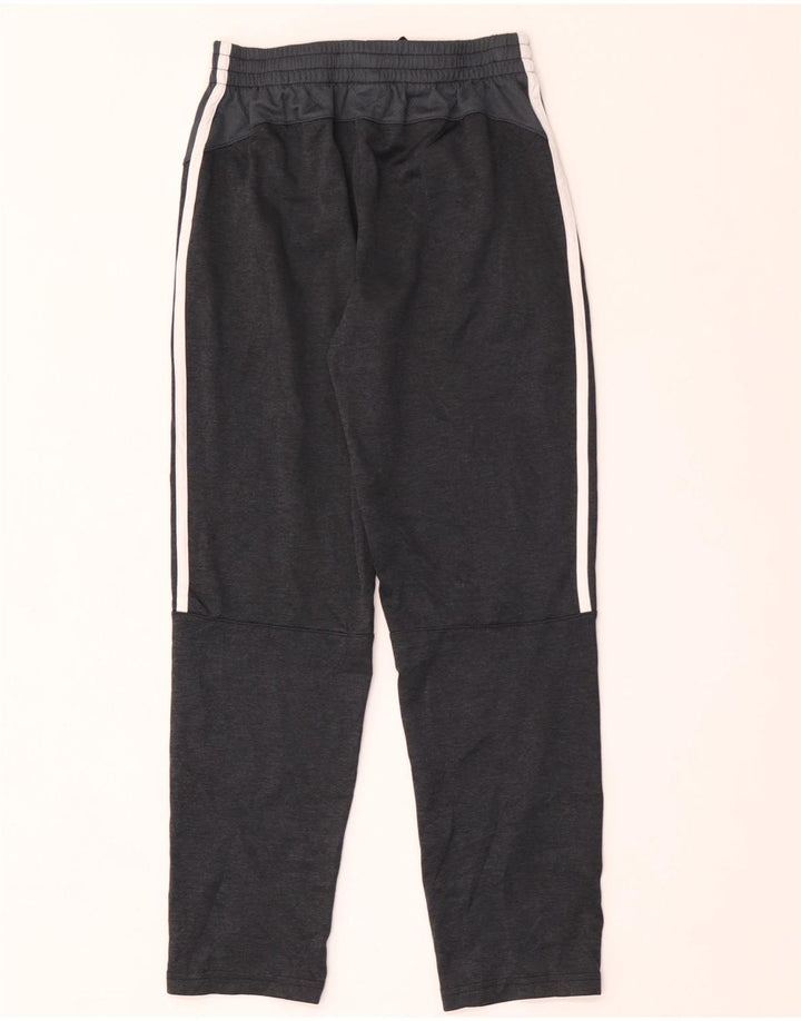 Pantaloni della tuta da ragazzo Adidas 10-11 anni in poliestere grigio medio