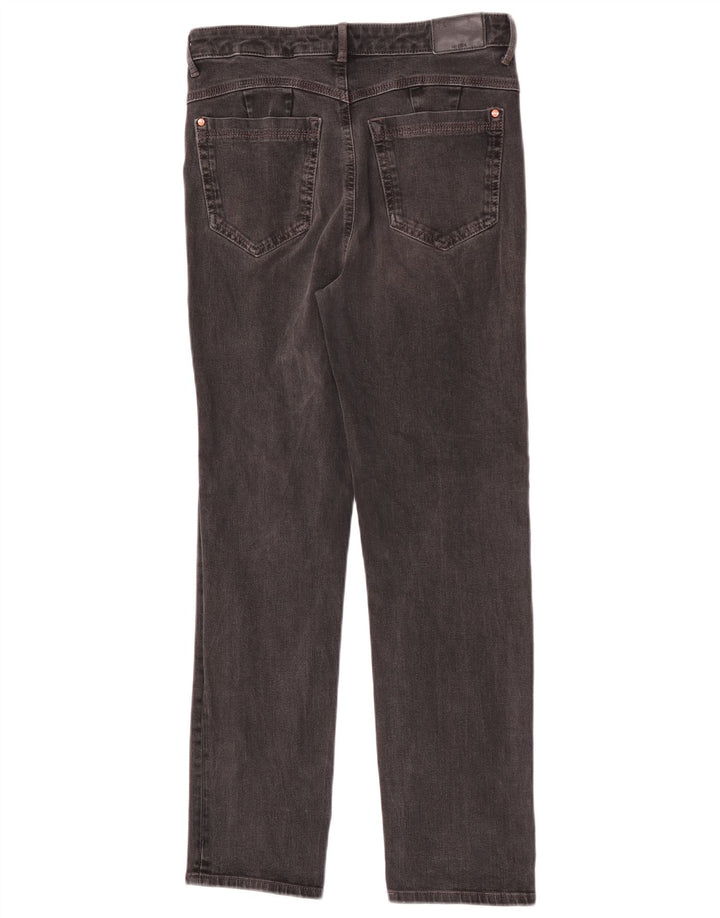 Jeans slim da donna Marks & Spencer UK 12 medio W30 L28 cotone nero