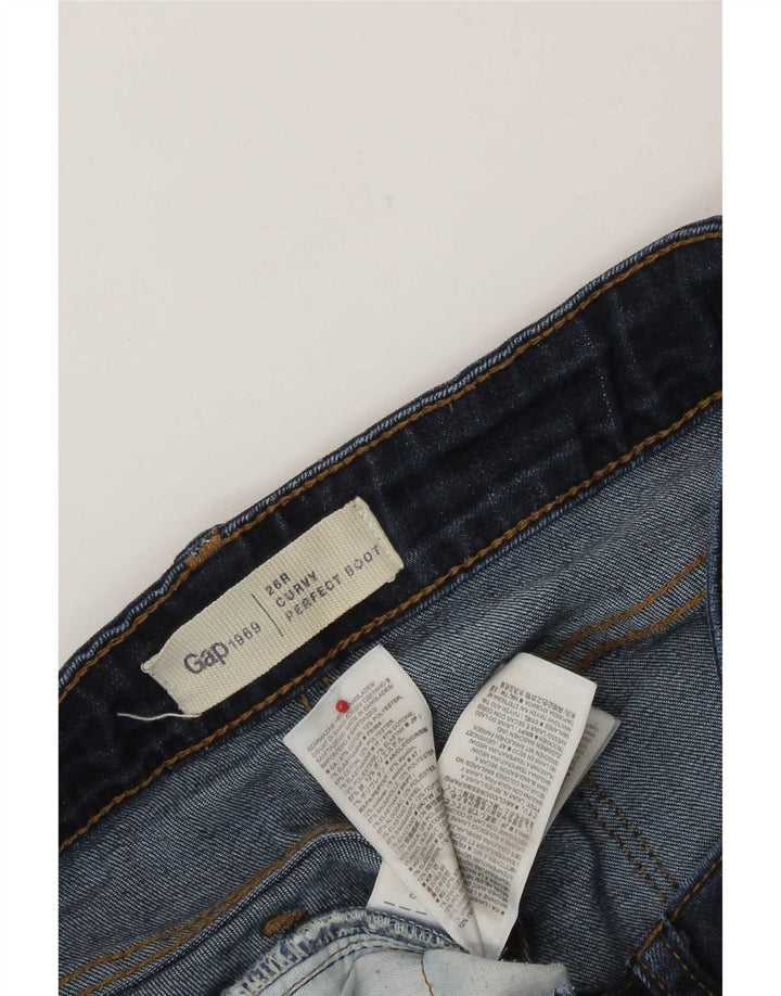 Jeans Gap Curvy Bootcut da donna W26 L30 cotone blu navy