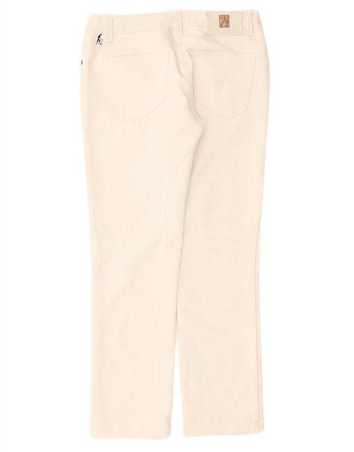 SIVIGLIA Womens Straight Jeans W27 L27 White Cotton