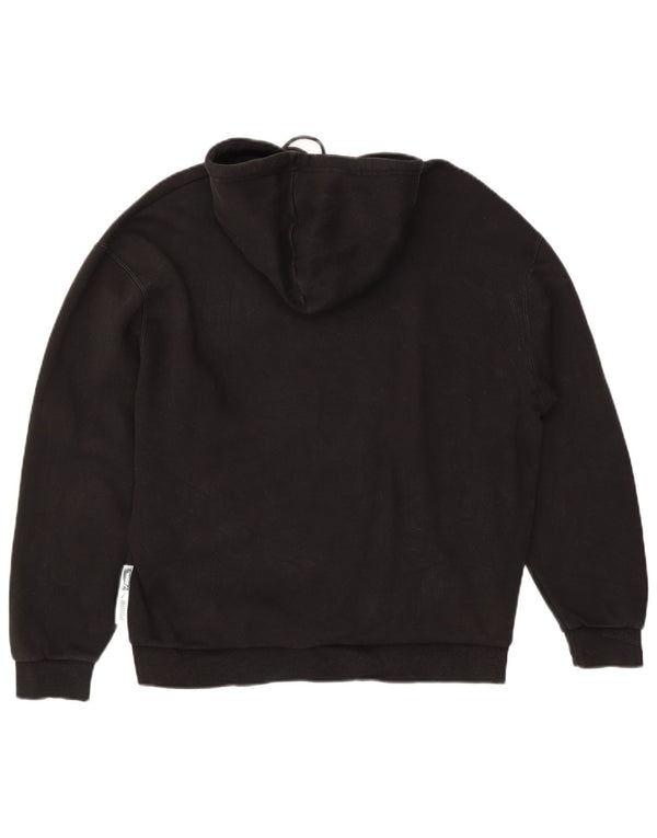 Felpa con cappuccio grafica da uomo Puma Large in cotone nero