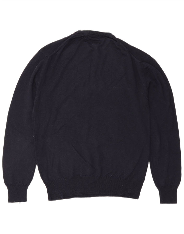 Maglione Maglione Girocollo Uomo Ungaro IT 48 Small Blu Navy Lana