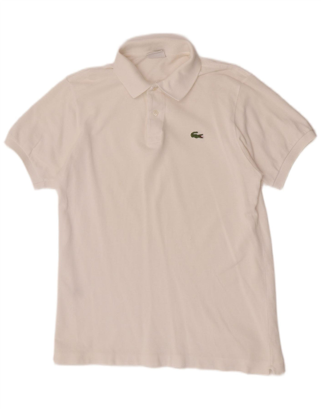 Polo da uomo Lacoste taglia 4 media in cotone bianco