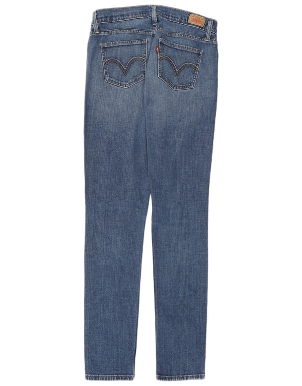 Levi's Donna 524 Jeans skinny super bassi US 7 Medio W27 L33 Cotone blu