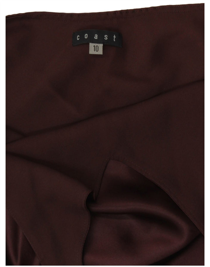 Top alla caviglia da donna COAST UK 10 piccolo in seta marrone