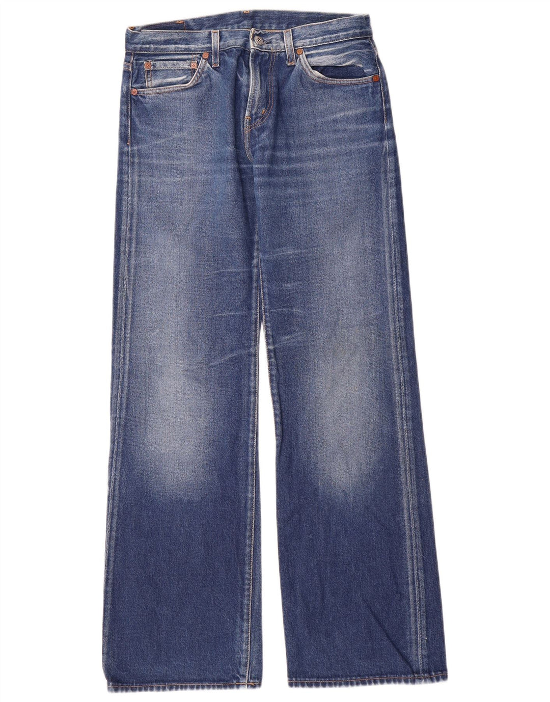 REPLAY Jeans da uomo a gamba larga W31 L32 in cotone blu