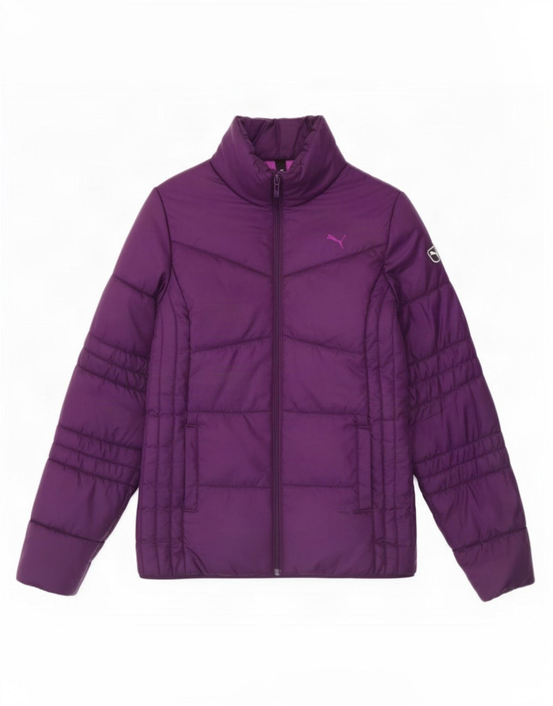 Giacca imbottita da donna Puma UK 14 Large Viola Poliestere