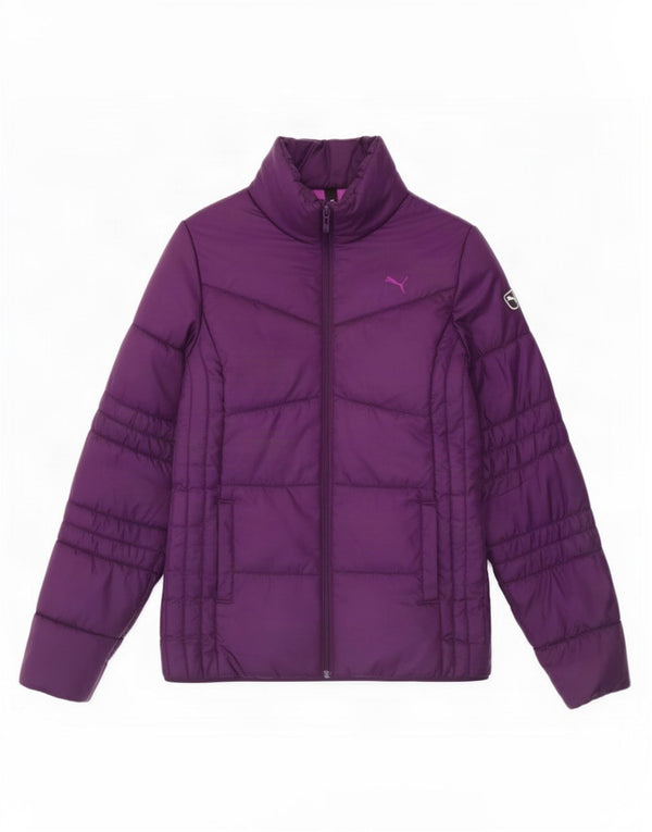 Giacca imbottita da donna Puma UK 14 Large Viola Poliestere