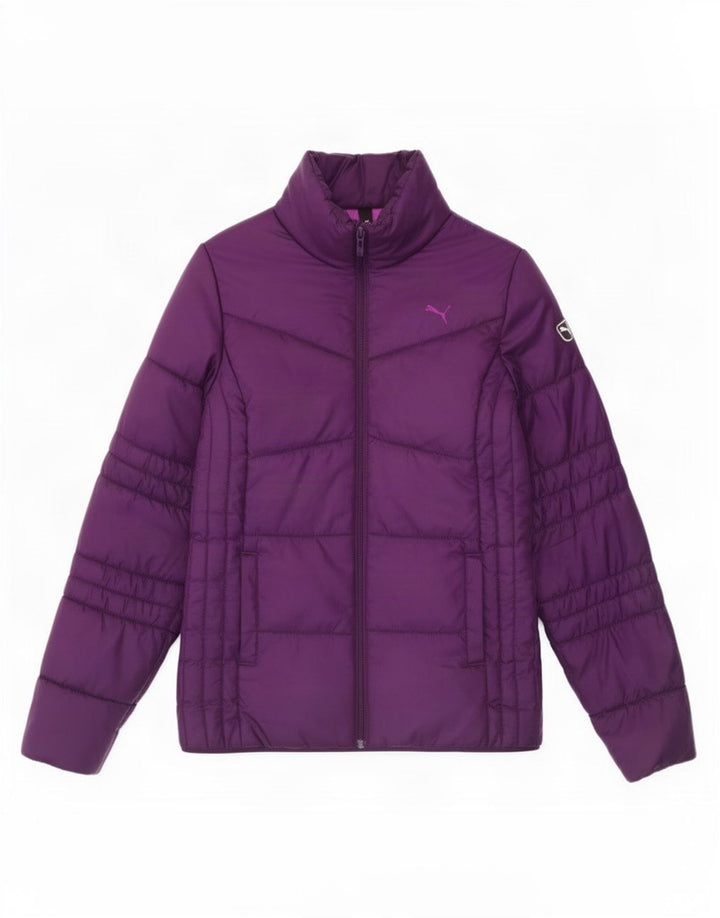 Giacca imbottita da donna Puma UK 14 Large Viola Poliestere